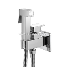 Wall Mounted Brass Toilet Bidet Shower Sprayer Faucet